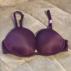 PINK plum colored bra sz 32B.